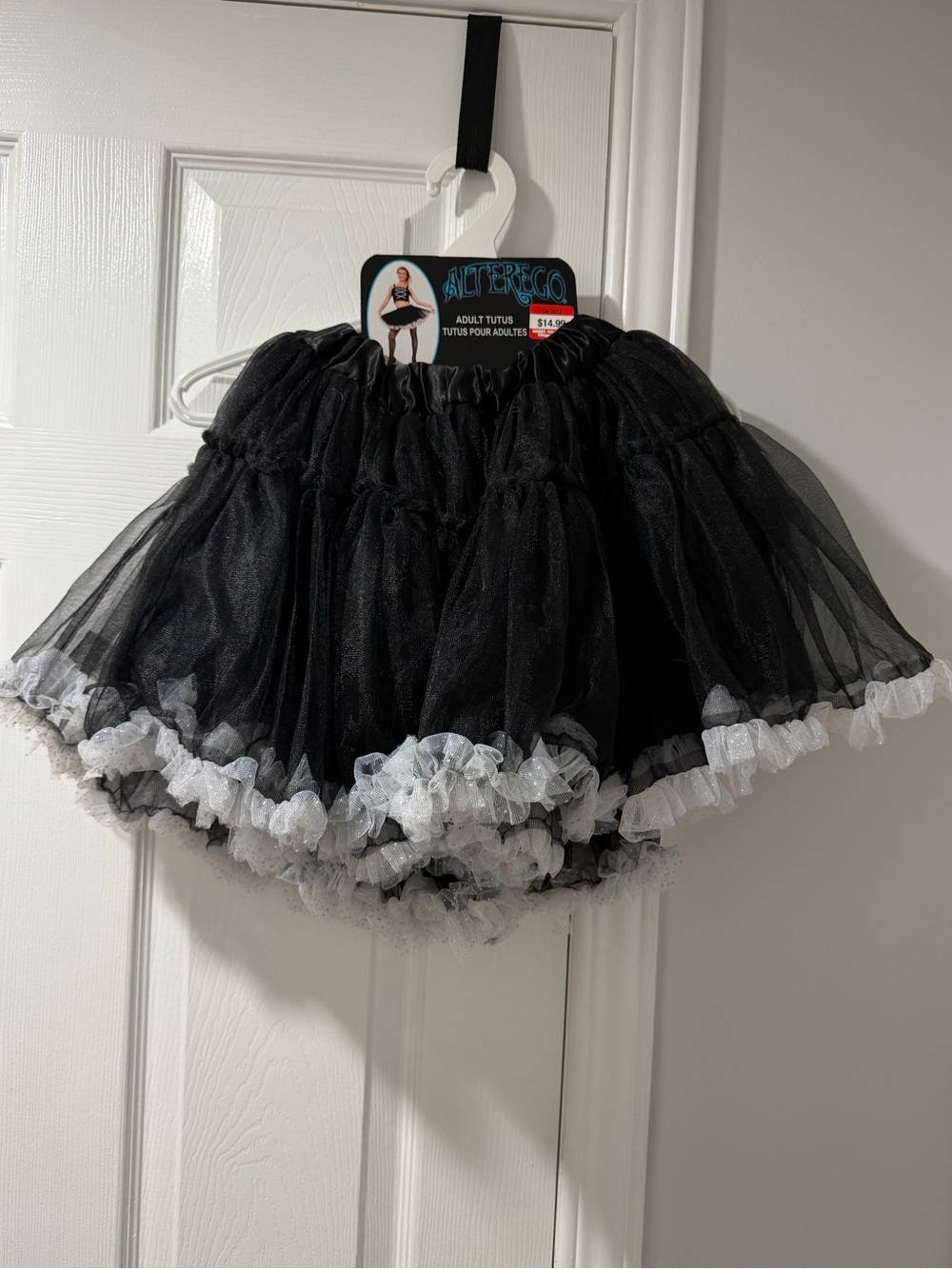 Black crinoline petticoat, tutu Halloween